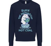 Felpa Per Bambini Burn The Patriarchy Non Carbone