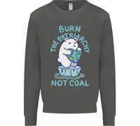 Felpa Per Bambini Burn The Patriarchy Non Carbone