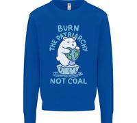 Felpa Per Bambini Burn The Patriarchy Non Carbone