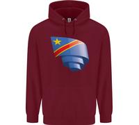 Felpa Per Bambini Con Bandiera Del DR CONGO Per Il Giorno Congolese