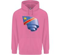 Felpa Per Bambini Con Bandiera Del DR CONGO Per Il Giorno Congolese