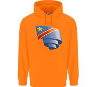 Felpa Per Bambini Con Bandiera Del DR CONGO Per Il Giorno Congolese