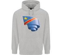 Felpa Per Bambini Con Bandiera Del DR CONGO Per Il Giorno Congolese