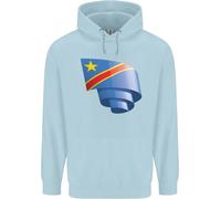 Felpa Per Bambini Con Bandiera Del DR CONGO Per Il Giorno Congolese