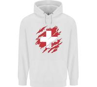 Felpa Per Bambini Con Bandiera Della Svizzera Per Il Giorno Della Svizzera