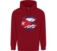 Felpa Per Bambini Con Bandiera Di Cuba E Calcio