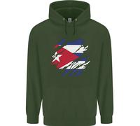 Felpa Per Bambini Con Bandiera Di Cuba E Calcio