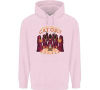 Felpa Per Bambini Con Cappuccio Cat Cult Evil Feline Devil Worship Satanic