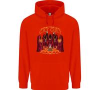 Felpa Per Bambini Con Cappuccio Cat Cult Evil Feline Devil Worship Satanic