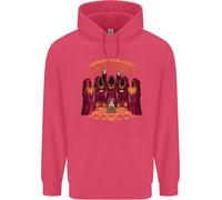 Felpa Per Bambini Con Cappuccio Cat Cult Evil Feline Devil Worship Satanic