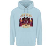 Felpa Per Bambini Con Cappuccio Cat Cult Evil Feline Devil Worship Satanic