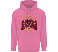 Felpa Per Bambini Con Cappuccio Cat Cult Evil Feline Devil Worship Satanic