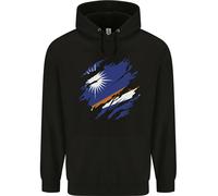 Felpa Per Bambini Con Cappuccio Della Bandiera Delle Isole Marshall