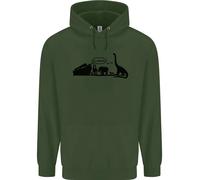 Felpa Per Bambini Con Dinosaurs T-Rex E Atheismo Di Noah's Ark