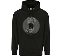 Felpa Per Bambini Con Giradischi DJ E Onde Sonore In Vinile