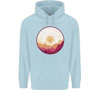 Felpa Per Bambini Con Motivo In Vinile Paesaggio Montagne DJ Decks