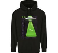 Felpa Per Bambini Con Mucca Rapita Dagli Alieni E UFO