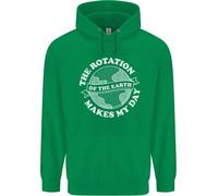 Felpa Per Bambini Con Pianeti E Rotazione Della Terra