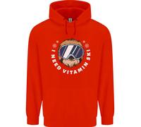 Felpa Per Bambini Con Stampa Divertente Di Un Bradipo Che Scia In Inverno