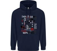 Felpa Per Bambini Con Teschio Di Dracula Vampiro Zombie Halloween