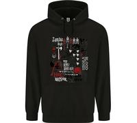 Felpa Per Bambini Con Teschio Di Dracula Vampiro Zombie Halloween