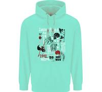 Felpa Per Bambini Con Teschio Di Dracula Vampiro Zombie Halloween