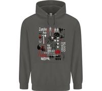 Felpa Per Bambini Con Teschio Di Dracula Vampiro Zombie Halloween