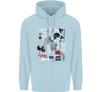 Felpa Per Bambini Con Teschio Di Dracula Vampiro Zombie Halloween