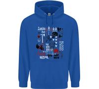 Felpa Per Bambini Con Teschio Di Dracula Vampiro Zombie Halloween