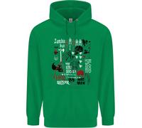 Felpa Per Bambini Con Teschio Di Dracula Vampiro Zombie Halloween