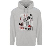 Felpa Per Bambini Con Teschio Di Dracula Vampiro Zombie Halloween