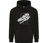 Felpa Per Bambini Con Teschio Di Velociraptor Dinosauri