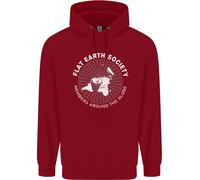 Felpa Per Bambini Del Flat Earth Society Membri In Giro Per Il Mondo