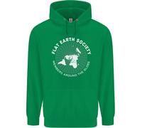 Felpa Per Bambini Del Flat Earth Society Membri In Giro Per Il Mondo