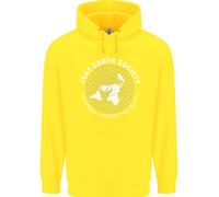 Felpa Per Bambini Del Flat Earth Society Membri In Giro Per Il Mondo