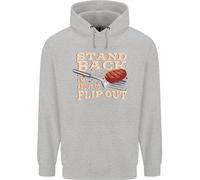 Felpa Per Bambini Divertente Flip Out BBQ Grill