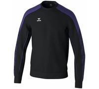 Erima Felpa Evo Star (1072418) Unisex - Bambini, Nero/Ultra Violet, 116