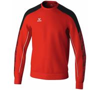 Erima Felpa Evo Star (1072412) Unisex - Bambini, Rosso/Nero, 140
