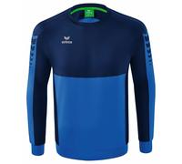 Erima Bambini Casual Felpa Six Wings, New Royal/New Navy, 128