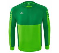 Erima Six Wings Sweatshirt Verde 128 cm Bambino,Bambina