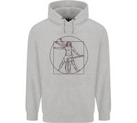 Felpa Per Bambini Guitar Vitruvian Man