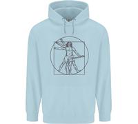 Felpa Per Bambini Guitar Vitruvian Man