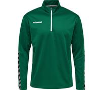 Felpa per bambini Hummel demi-zip hmlAUTHENTIC Vert 12 anni