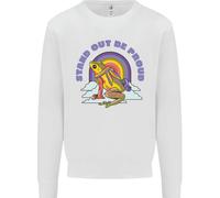 Felpa Per Bambini LGBT Frog Stand Out To Be Proud Gay Pride