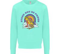 Felpa Per Bambini LGBT Frog Stand Out To Be Proud Gay Pride