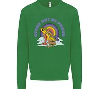 Felpa Per Bambini LGBT Frog Stand Out To Be Proud Gay Pride