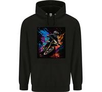 Felpa Per Bambini Motocross Rider MotoX Dirt Bike Motorsports
