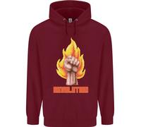 Felpa Per Bambini Pixelata Rivoluzione Anarchia Anarchico 99%