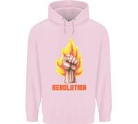 Felpa Per Bambini Pixelata Rivoluzione Anarchia Anarchico 99%