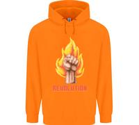 Felpa Per Bambini Pixelata Rivoluzione Anarchia Anarchico 99%